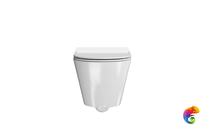 KMPMWc53GWh2 Унитаз Plaza Moderп/Плаза Модерн подвесной безободковый, с крепежом, белый глянцевый