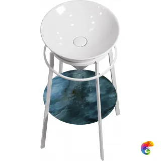 CO.44\WHT.M Метал.структура CONO 44 см, цвет: белый матовый