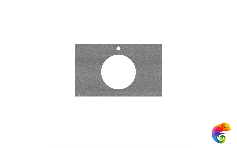 PL5.DD500600R/80 PL5.DD500600R/80 Спец. изделие декоративное для накладных раковин Про Дабл 80, антрацит