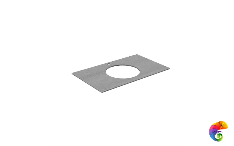 PL5.DD500600R/80 PL5.DD500600R/80 Спец. изделие декоративное для накладных раковин Про Дабл 80, антрацит