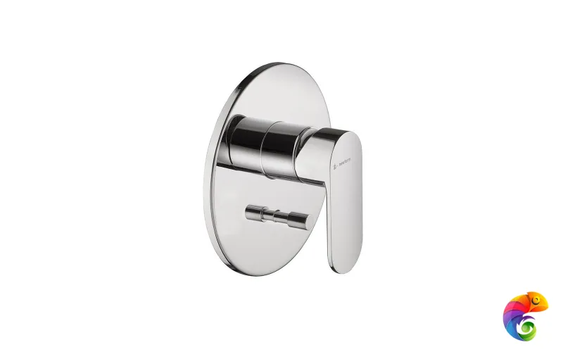 69370KM.21.018 Встроенный однорычажный смеситель PIANO для душа с переключателем на два потока, хром
