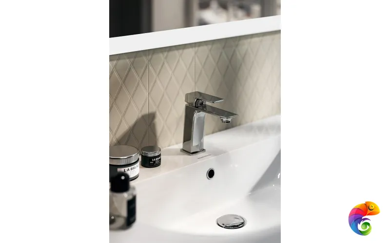 V2CR205KM Смеситель FIORETTO для раковины без донного клапана, хром