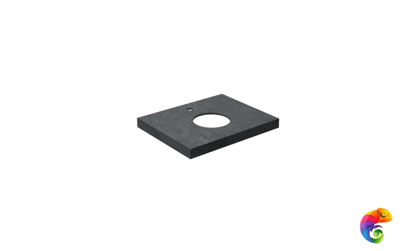 CN60.DL501320R Спец. изделие декоративное из керамогранита Роверелла 60х48, серый темный