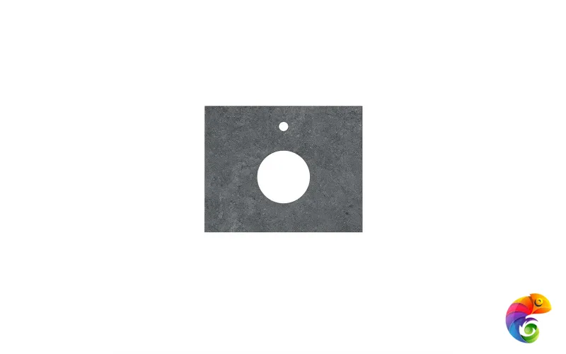 CN60.DL501320R Спец. изделие декоративное из керамогранита Роверелла 60х48, серый темный