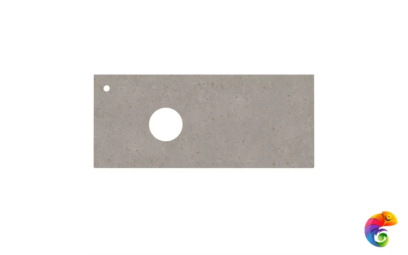 MA.1.1.SG519920R/120 Спец. изделие декоративное для накладных раковин MAGICA Риккарди 120 см, серый матовый