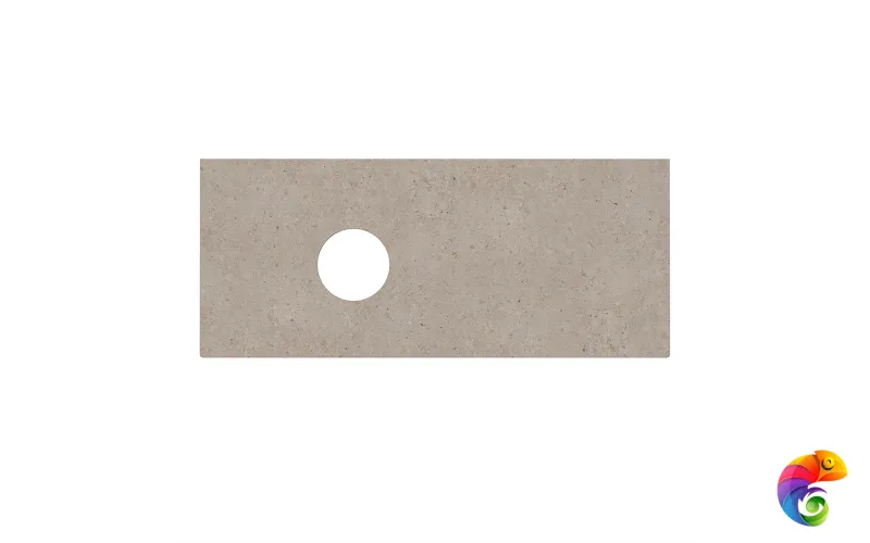 MA.1.0.SG540620R/120 Спец. изделие декоративное для накладных раковин MAGICA Риккарди 120 см, бежевый матовый (без отв.)