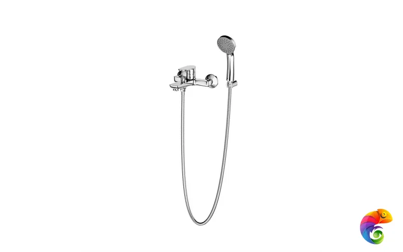 852KM.21.018 Ручной душ PIANO с держателем для лейки и шлангом, без выхода для подачи воды, хром