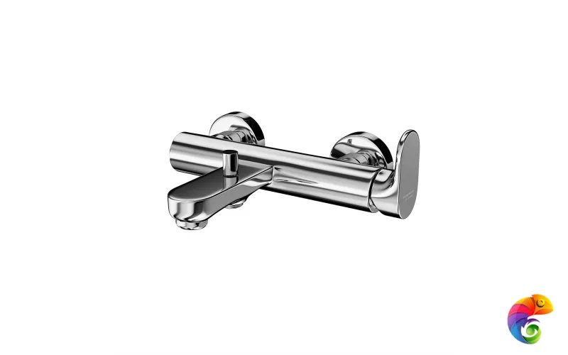 69440KM.21.018 Смеситель для ванны OLE настенный с дивертором ванна/душ,  без лейки, хром