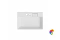 LO.wb.70.2 Раковина LOGICA мебельная\подвесная с двумя отверстиями 70, белая глянцевая