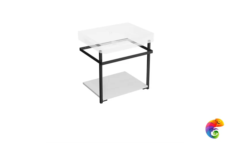 PRO.55.02/BLK.M Металлическая структура PRO 55 подвесная, черная матовая