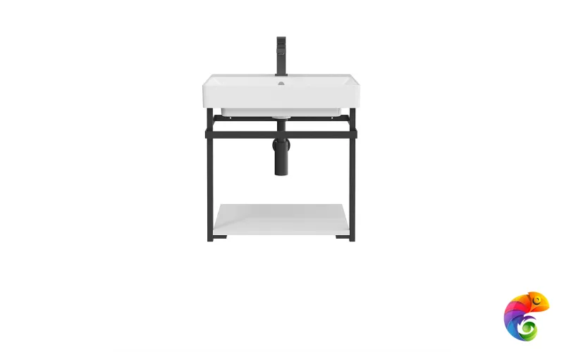 PRO.55.02/BLK.M Металлическая структура PRO 55 подвесная, черная матовая