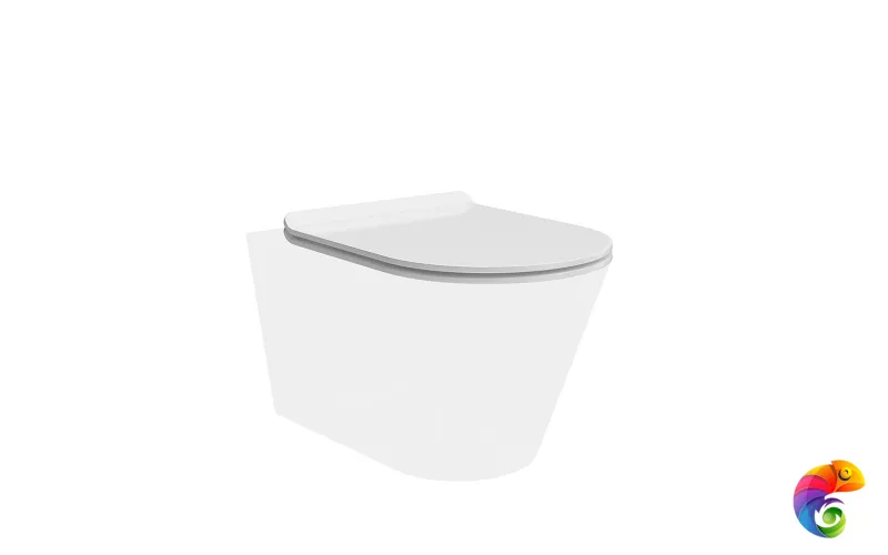 KMDP.seat.00/WHT Сиденье для унитаза универсальное с комплектом крепежей, белое глянцевое