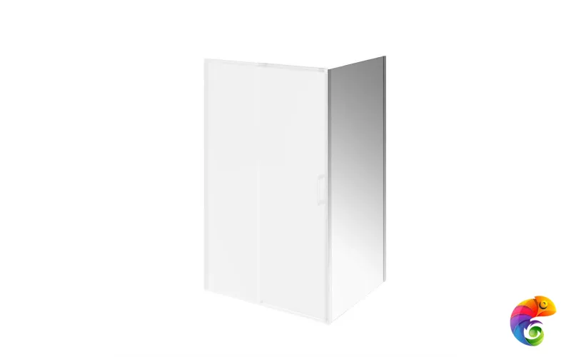 LN.100.FP.CR Душевая боковая панель LINDO, 100х195, хром