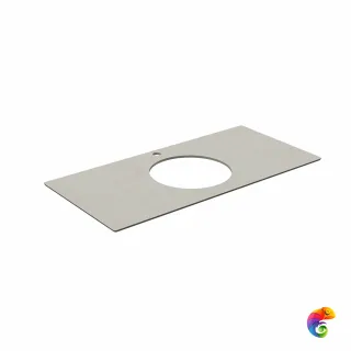 KM6012G0501RP100Ic2 Спец. изделие декоративное для полувстраиваемых раковин Про Чементо 100 см серый светлый натуральный