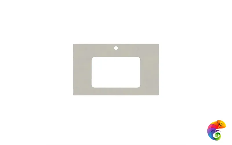 KM6012G0501RP80Ur2 Столешница для раковин, встраиваемых снизу, Про Чементо 80, серый светлый натуральный