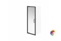 VE.70.PD.BLK.M Душевая дверь VETRO, распашная, 70х195, матовый черный
