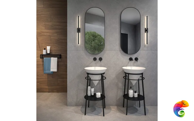 CO.44\BLK.M Метал.структура CONO 44 см, цвет: черный матовый