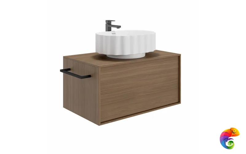 CC.wb.50\WHT.M Раковина ARTBASIN Conchiglia 50 см, цв белый матовый, с донным клапаном