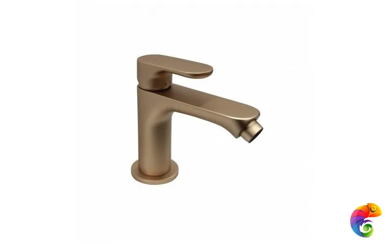 69425KM.M0.071 Смеситель однорычажный для биде с донным клапаном 3/8 золотой атласный