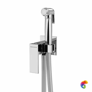 V253CR442RUKM Смеситель FIORETTO с гигиеническим душем и держателем для лейки, хром