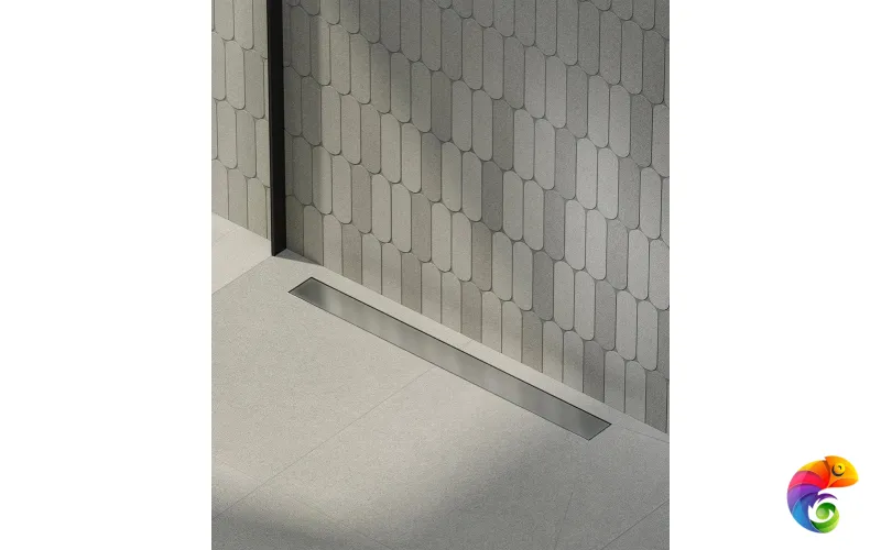 APZ13-DOUBLE9-750KM Душевой лоток double из нержавеющей стали