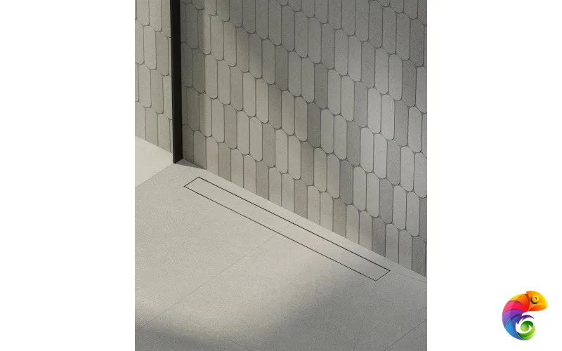 APZ13-DOUBLE9-750KM Душевой лоток double из нержавеющей стали