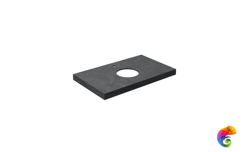 CN80.DL501320R Спец. изделие декоративное из керамогранита Роверелла 80х48, серый темный