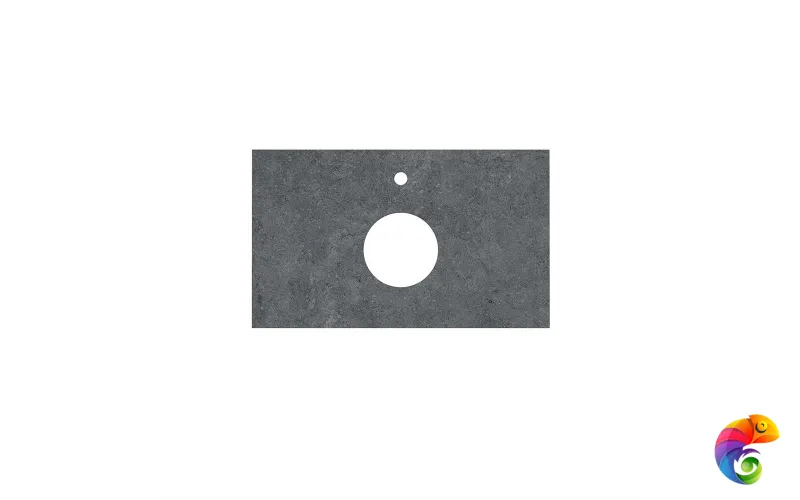 CN80.DL501320R Спец. изделие декоративное из керамогранита Роверелла 80х48, серый темный