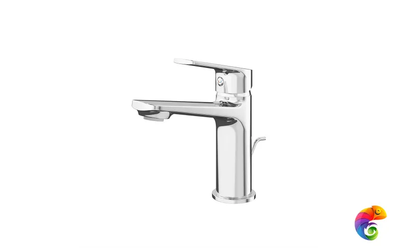 33010KM.21.018 Смеситель для раковины NOTA однорычажный с донным клапаном, 3/8, хром