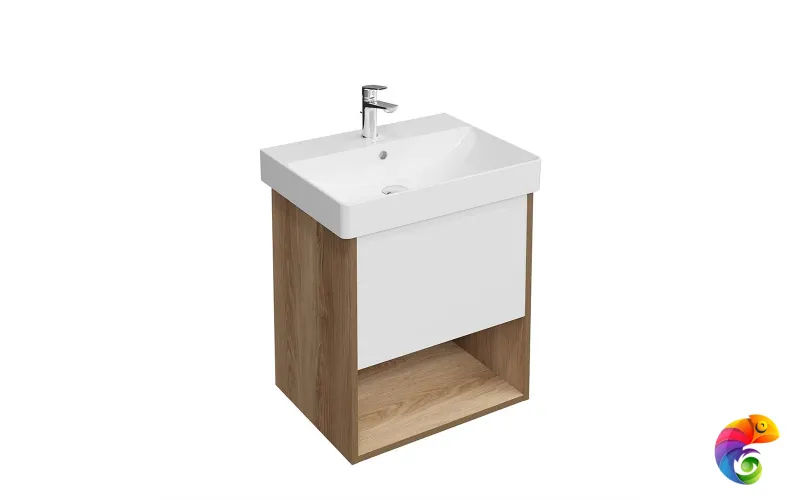 PRO.55.1/OLM Тумба PRO подвесная 1 ящик 55, вяз швейцарский