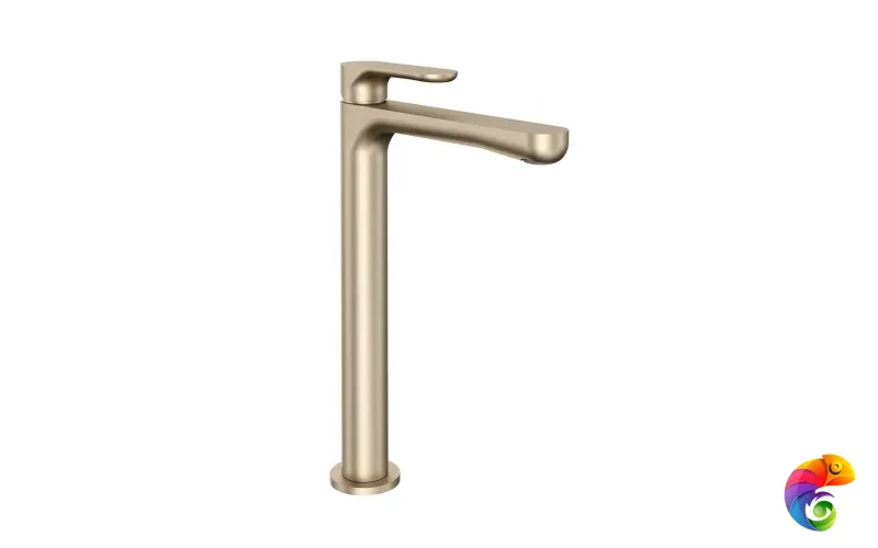 69416KM.M0.071 Смеситель для раковины OLE однорычажный высокий без донного клапана, золотой атласный