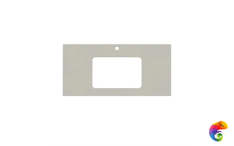 KM6012G0501RP100Ur2 Столешница для раковин, встраиваемых снизу, Про Чементо 100, серый светлый натуральный