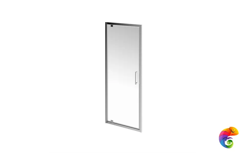 VE.80.PD.CR Душевая дверь VETRO, распашная, 80х195, хром