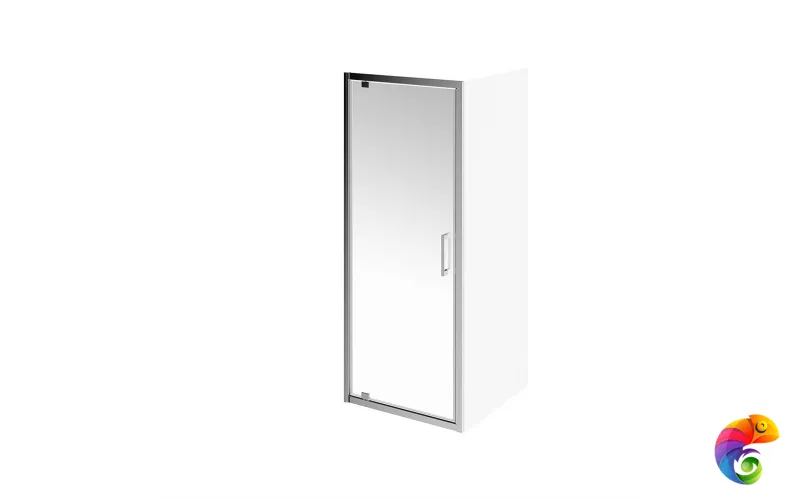 VE.80.PD.CR Душевая дверь VETRO, распашная, 80х195, хром