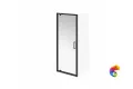VE.80.PD.BLK.M Душевая дверь VETRO, распашная, 80х195, матовый черный