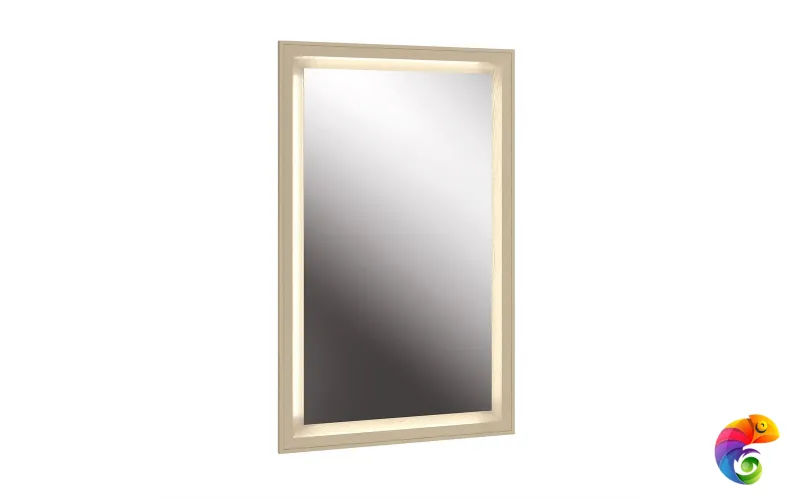 PL.C.mi.65\CAP Панель с зеркалом PLAZA Classic 65x100см, цвет капуччино