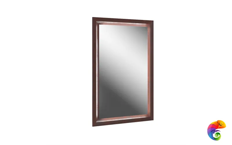 PL.C.mi.65\NUT Панель с зеркалом PLAZA Classic 65x100см, цвет орех