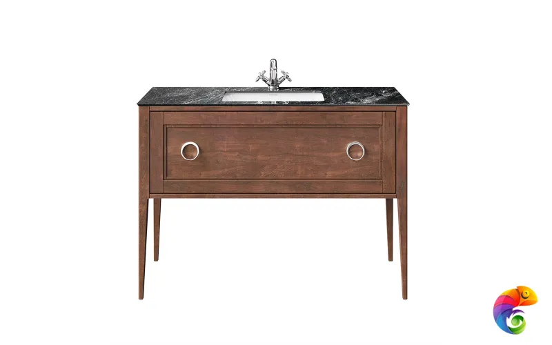 PL.CN.120.1\NUT.M Тумба PLAZA Classic NEO напольная 1 ящик 120, орех матовый