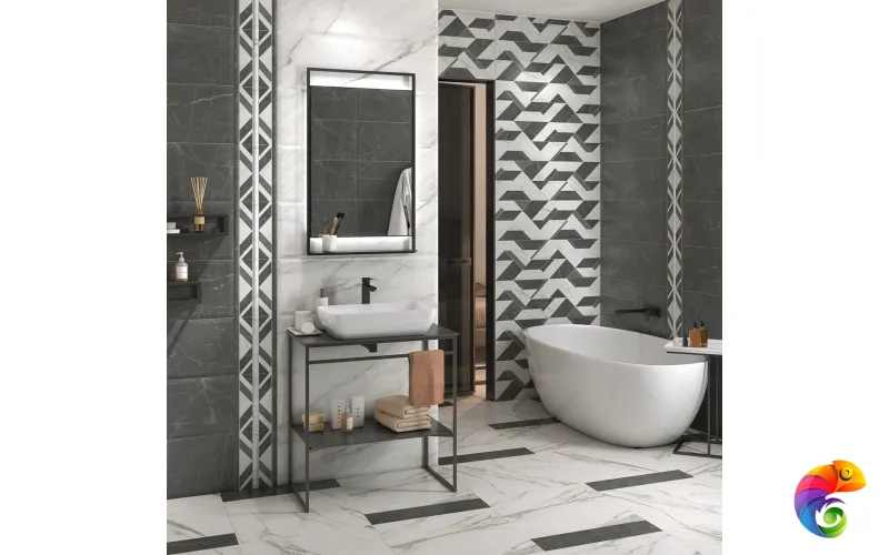 PL.N.80.01\BLK.M Метал.структура PLAZA Next напольная 80 см, черный матовый