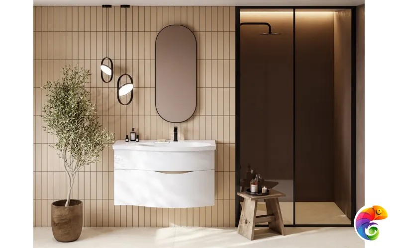 RV.100Rh\WHT.M Тумба RIVA 100 см правая, белая матовая