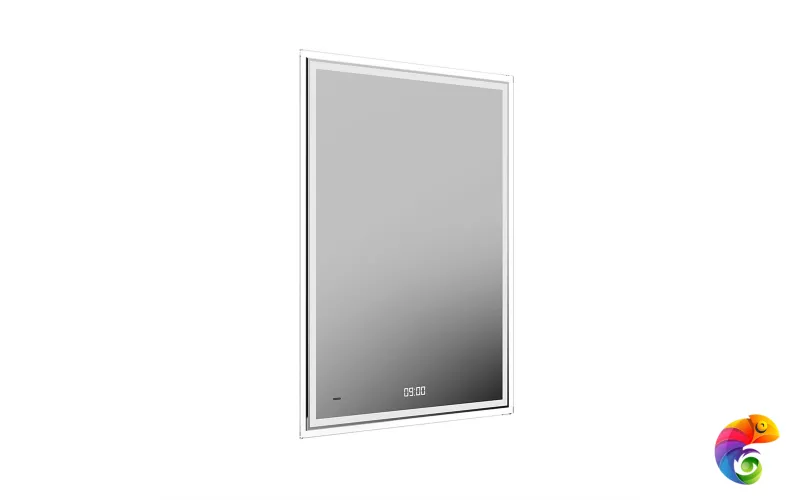 TE.mi.60 Зеркало TECNO c LED 60 с подсветкой, с функцией антизапотевание, белое глянцевое
