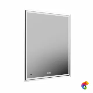 TE.mi.70 Зеркало TECNO c LED 70 с подсветкой, с функцией антизапотевание, белый глянцевый