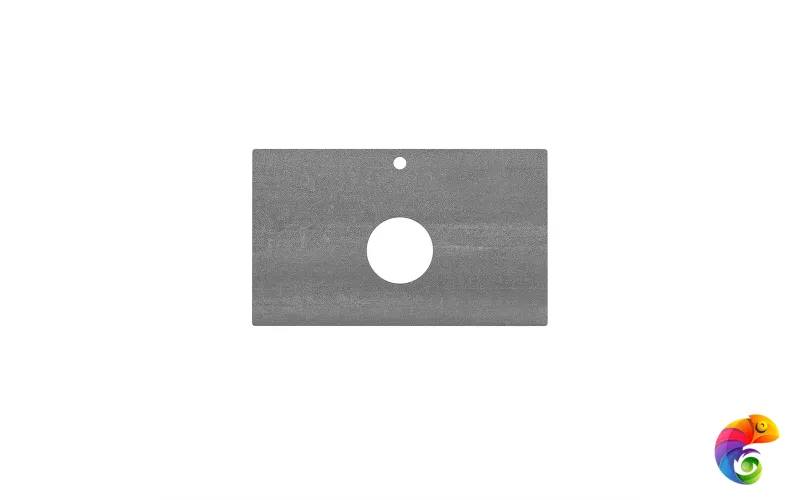 PL1.DD500600R\80 Спец. изделие для накладных раковин 80 см Про Дабл антрацит