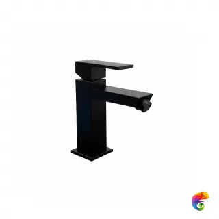 66425KM.01.093 Смеситель однорычажный для биде с донным клапаном 3/8 матовый черный