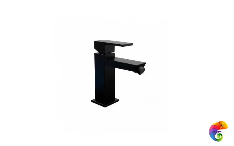 66425KM.01.093 Смеситель однорычажный для биде с донным клапаном 3/8 матовый черный