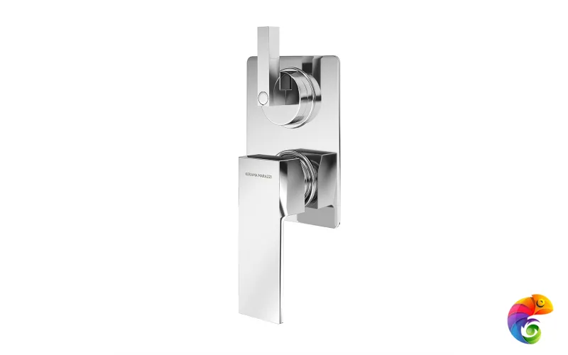 V2CR6911KM Встраиваемый смеситель FIORETTO для душа с дивертором на два потока, хром