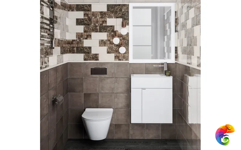 LAT.50.1/WHT Тумба LATO подвесная с дверцей 50, белая глянцевая