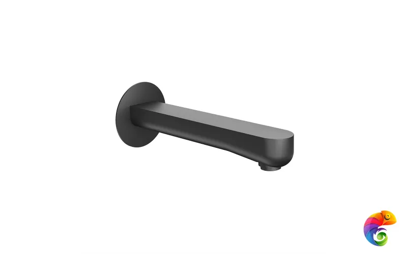 69487KM.01.093 Настенный излив OLE, матовый черный