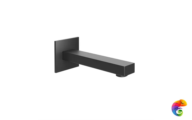 66487KM.01.093 Настенный излив FUTURA, матовый черный