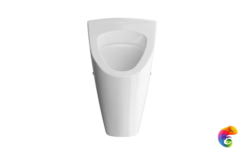 PROC.ur.02 Писсуар PRO Cantero подвесной с крепежом, белый глянцевый